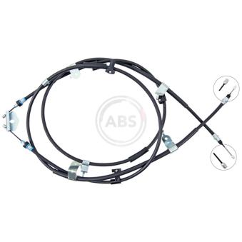 Tirette à câble, frein de stationnement A.B.S. K14062 pour PEUGEOT 307 1.5 EcoBlue - 101cv