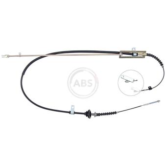 Tirette à câble, frein de stationnement A.B.S. K14091 pour FORD TRANSIT E2000 - 82cv