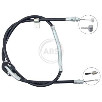 Tirette à câble, frein de stationnement A.B.S. K14153 pour HYUNDAI TRAJET 2.7 V6 - 173cv