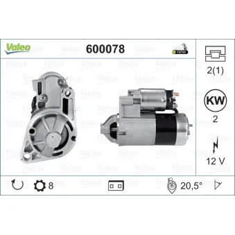 VALEO 600078 - Démarreur