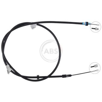 Tirette à câble, frein de stationnement A.B.S. [K15028]