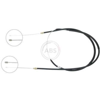 Tirette à câble, frein de stationnement A.B.S. K16835 pour PEUGEOT BOXER 2.0 - 110cv