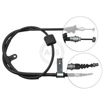 Tirette à câble, frein de stationnement A.B.S. K16848 pour ALFA ROMEO BRERA 2.2 JTS - 185cv