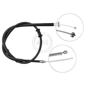 Tirette à câble, frein de stationnement A.B.S. K16937 pour MAZDA MX-6 1.3 TDCi - 75cv