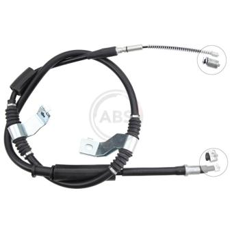 Tirette à câble, frein de stationnement A.B.S. K17047 pour CHEVROLET NUBIRA 1.8 - 122cv