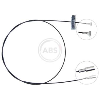 Tirette à câble, frein de stationnement A.B.S. K17245 pour OPEL VIVARO 1.9 Di - 82cv