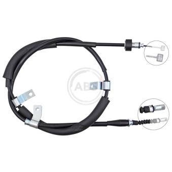 Tirette à câble, frein de stationnement A.B.S. K17318 pour MAZDA 323 2.0 - 143cv