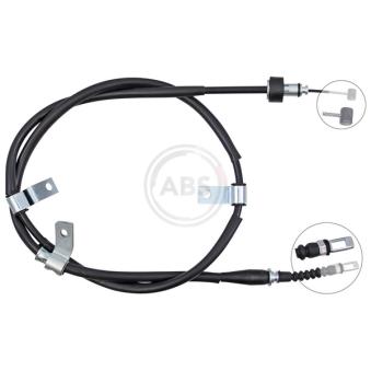 Tirette à câble, frein de stationnement A.B.S. K17387 pour MAZDA 323 2.0 - 143cv