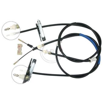 Tirette à câble, frein de stationnement A.B.S. K17472 pour FORD FOCUS 1.4 - 75cv