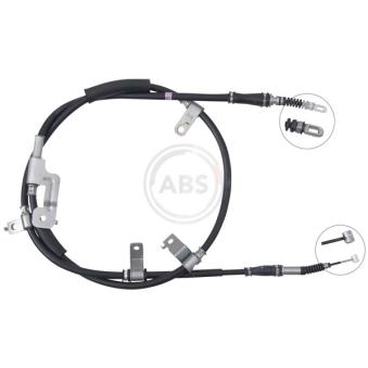 Tirette à câble, frein de stationnement A.B.S. K17522 pour HYUNDAI IX55 3.0 V6 CRDi - 239cv