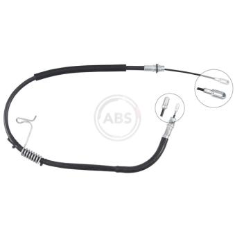 Tirette à câble, frein de stationnement A.B.S. K17628 pour FORD TRANSIT 2.0 EcoBlue mHEV RWD - 170cv