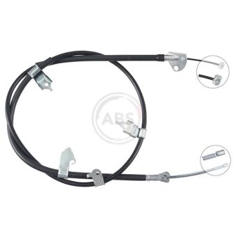 Tirette à câble, frein de stationnement A.B.S. K17630 pour TOYOTA RAV 4 2.2 D-4D - 150cv