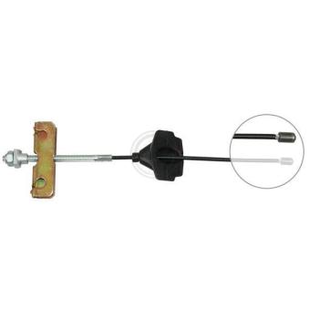 Tirette à câble, frein de stationnement A.B.S. K17631 pour FORD MONDEO 1.8 16V - 110cv