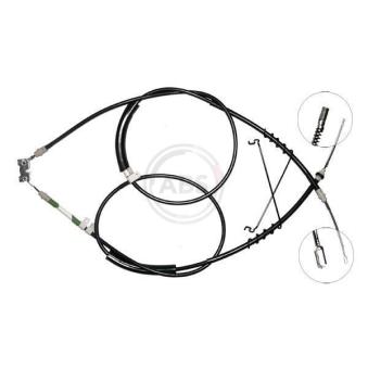 Tirette à câble, frein de stationnement A.B.S. K17705 pour SUBARU OUTBACK 1.8 TDCi - 110cv