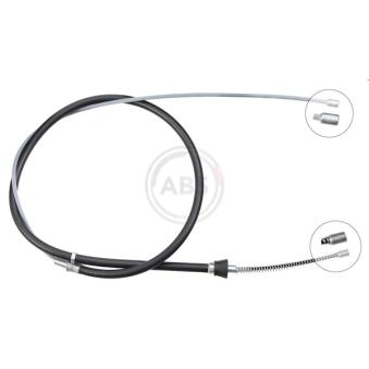 Tirette à câble, frein de stationnement A.B.S. K18000 pour VOLKSWAGEN LOAD UP 1.0 - 60cv