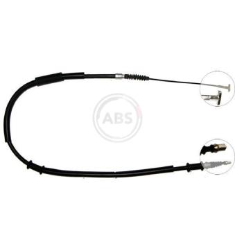 Tirette à câble, frein de stationnement A.B.S. K18018 pour LANCIA LYBRA 2.4 JTD - 140cv