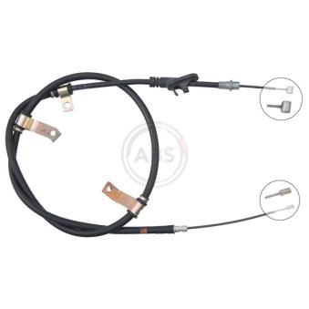 Tirette à câble, frein de stationnement A.B.S. K19167 pour HYUNDAI SONATA 2.7 V6 - 173cv