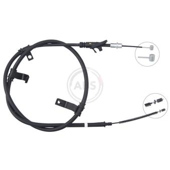 Tirette à câble, frein de stationnement A.B.S. K19178 pour HYUNDAI SONATA 2.7 V6 - 173cv