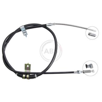 Tirette à câble, frein de stationnement A.B.S. K19258 pour KIA CARNIVAL 2.5 CRDi - 110cv