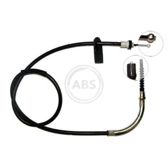 Tirette à câble, frein de stationnement A.B.S. K19638 pour MINI MINI John Cooper Works - 218cv