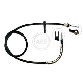 Tirette à câble, frein de stationnement A.B.S. K19647 pour MINI MINI John Cooper Works - 218cv