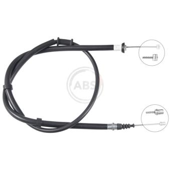 Tirette à câble, frein de stationnement A.B.S. [K19805]