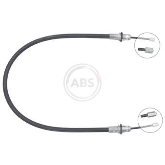Tirette à câble, frein de stationnement A.B.S. K19839 pour JEEP CHEROKEE 2.5 TD - 116cv