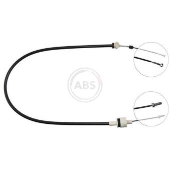 Tirette à câble, commande d'embrayage A.B.S. K21350 pour FORD ORION 1.4 - 73cv