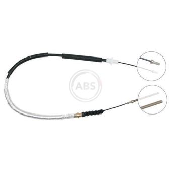 Tirette à câble, commande d'embrayage A.B.S. K23070 pour OPEL OMEGA 1.8 S - 90cv
