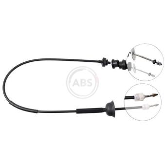 Tirette à câble, commande d'embrayage A.B.S. K23230 pour PEUGEOT 405 1.8 - 101cv