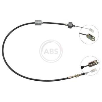 Tirette à câble, commande d'embrayage A.B.S. K23920 pour RENAULT MASTER 2.4 D - 71cv