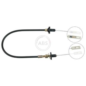 Tirette à câble, commande d'embrayage A.B.S. K24550 pour VOLKSWAGEN PASSAT 1.6 - 75cv