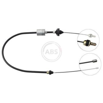 Tirette à câble, commande d'embrayage A.B.S. K26040 pour AUDI A1 1.9 D - 54cv