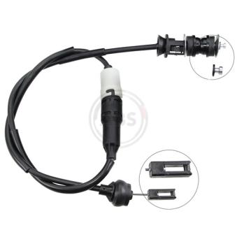 Tirette à câble, commande d'embrayage A.B.S. K28100