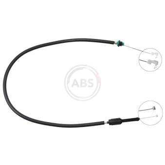 Câble d'accélération A.B.S. K34460 pour CITROEN C4 1.7 - 92cv