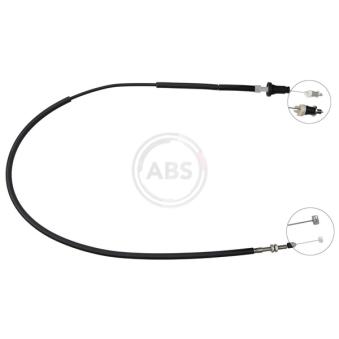 Câble d'accélération A.B.S. K37300 pour PEUGEOT 107 1.0 - 68cv