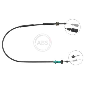 Câble d'accélération A.B.S. K37410 pour VOLKSWAGEN VENTO 1.9 TD - 75cv