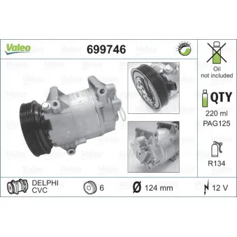 Compresseur, climatisation VALEO OEM 8200316164