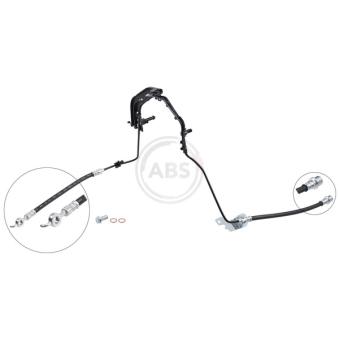 Flexible de frein A.B.S. SL 1245 pour VOLKSWAGEN PASSAT E-JUMPY - 136cv