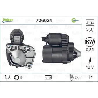 Démarreur VALEO OEM 8253873