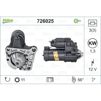 Démarreur VALEO OEM 7711134297