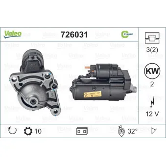 Démarreur VALEO OEM 7701499614