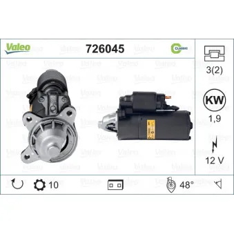 Démarreur VALEO OEM 1133994