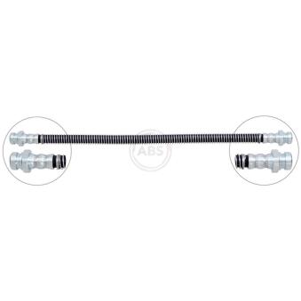 Flexible de frein A.B.S. SL 3998 pour FORD TAUNUS 2.4 - 132cv
