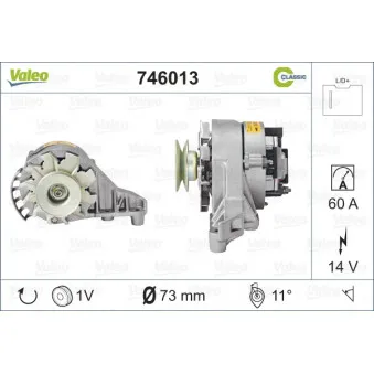 Alternateur VALEO OEM 7701352209
