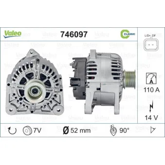Alternateur VALEO OEM 7711135332