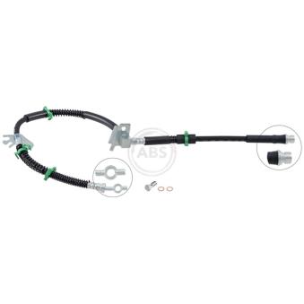 Flexible de frein A.B.S. SL 6693 pour LAND ROVER RANGE ROVER SPORT 2.7 D 4x4 - 190cv