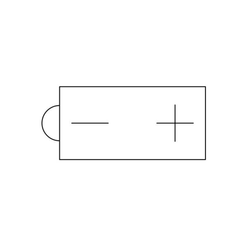 Batterie de démarrage BOSCH 0 092 M40 280 - Visuel 1