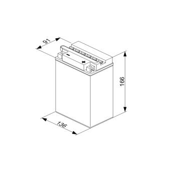 Batterie de démarrage BOSCH [0 092 M40 340]