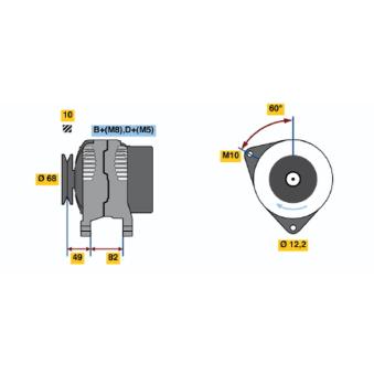 Alternateur BOSCH OEM 1516488R